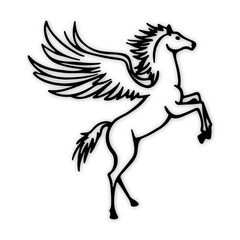 white and black animal desgine