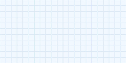 Grid vector seamless background. Paper squared texture. Geometric repeatable simple pattern - blue light design.