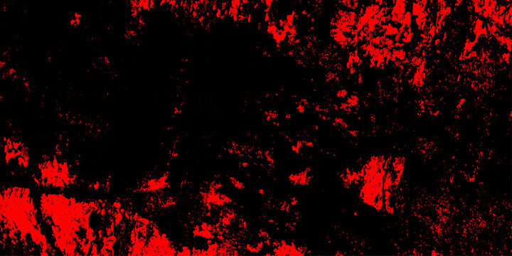 Abstract dark red or black background with fiery red streaks and splatters, red hot sparks on a black background, the concept of risk of fires, abstract grunge textures in vivid contrast.