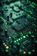 Fototapeta premium electronic circuit board