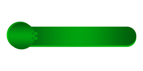 lower third design gradient green for element design template transparent png file