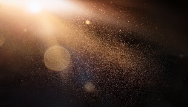Abstract Film Texture Background With Grain Dust And Light Leak