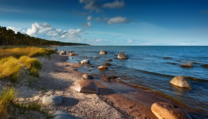 Coastline Of Baltic Sea Kakumae Estonia