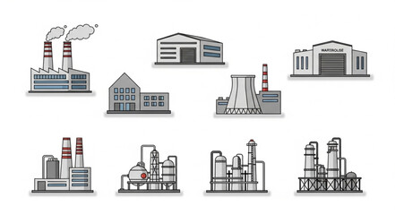 Industrial Factory Buildings and Structures.