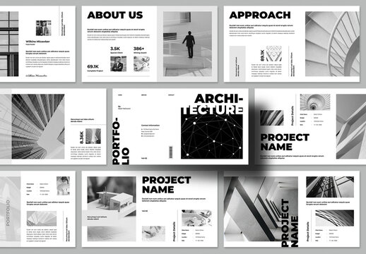 Architecture Portfolio Presentation Design Template