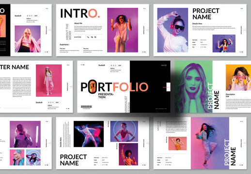 Creative Portfolio Presentation Design Layout