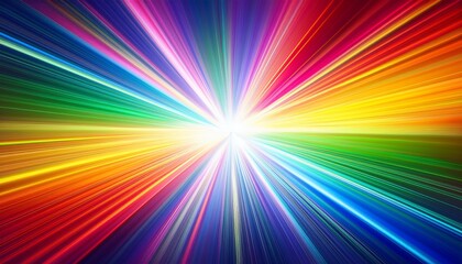 Rainbow Prism Light Abstract Background