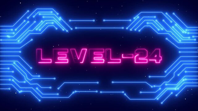 Professional level 24 gaming background for skill milestones, tech stream transitions and futuristic ui projects