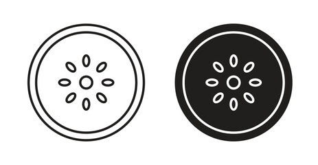 Obraz premium Kiwi icon. web vector design