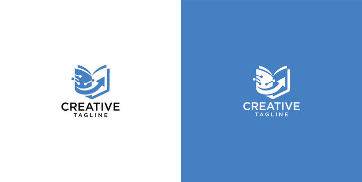 online education business logo template