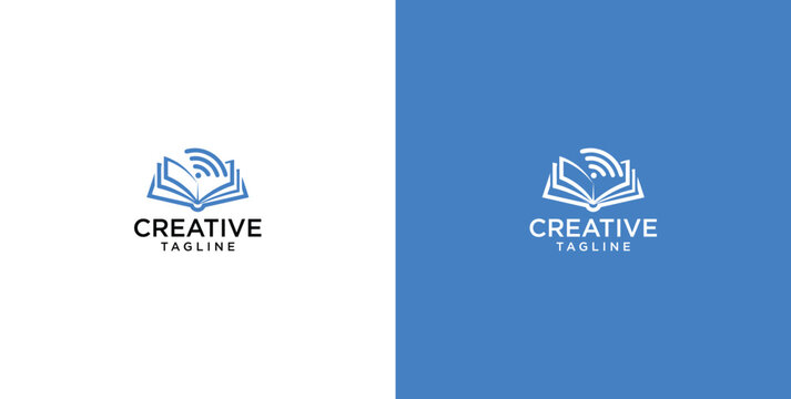 online education business logo template