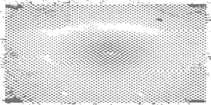 Seamless black and white paper texture featuring a metallic carbon mesh grid pattern with silver chrome circles on a gray steel surface