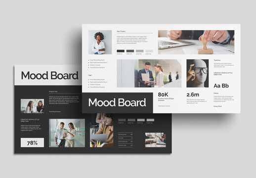 Creative Modern Mood Board Design Template