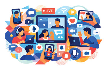 Collage app design and development concept illustrating mobile interface planning coding and user experience workflow