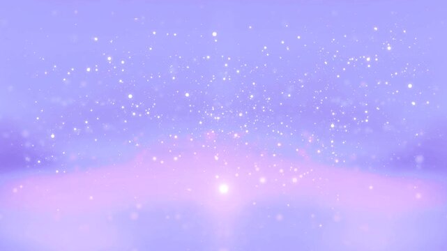 煌めく夕暮れの空と光の湖 Shimmering Sunset Sky Over Lake 02 Pale Sky