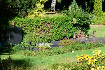 Urban Cemetery in the Town Soltau, Lower Saxony