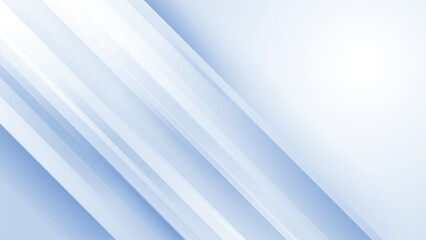 Obraz premium Minimal blue abstract background featuring layered rectangle shapes and soft gradient lighting.