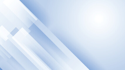 Obraz premium Minimal blue abstract background featuring layered rectangle shapes and soft gradient lighting.