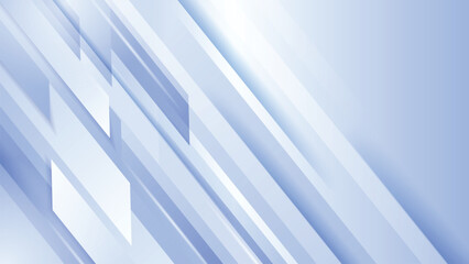Obraz premium Minimal blue abstract background featuring layered rectangle shapes and soft gradient lighting.