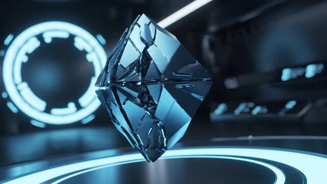 AI learning tools virtual classroom concepts. Future Science Classroom Technology Abstract AI Learning Tool Virtual Digital Blue Sphere Innovation Advanced Modern Computer Data Particle Knowledge