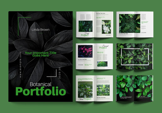 Botanical Portfolio Design