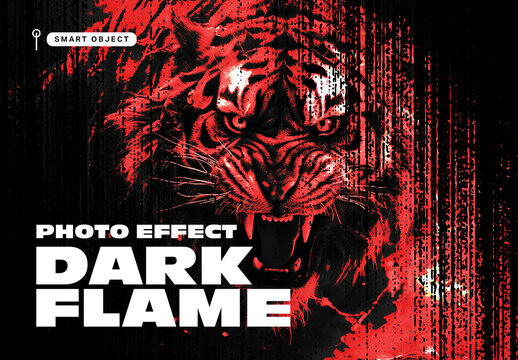 Dark Shadow Photo Effect Template