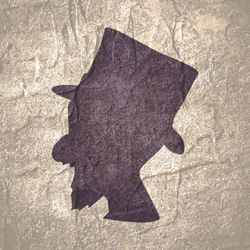 St. Patrick's day screaming ugly leprechaun portrait. Saint Patrick's Day character leprechaun with beard and hat. Elf character for advertising. Ireland National Holiday