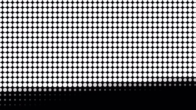 Halftone dots graphic wipe reveal digital effect transition alpha channel
