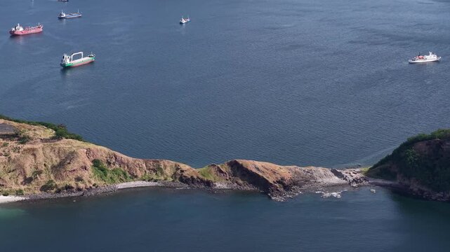 Aerial View of Mariveles Coastal Beauty.