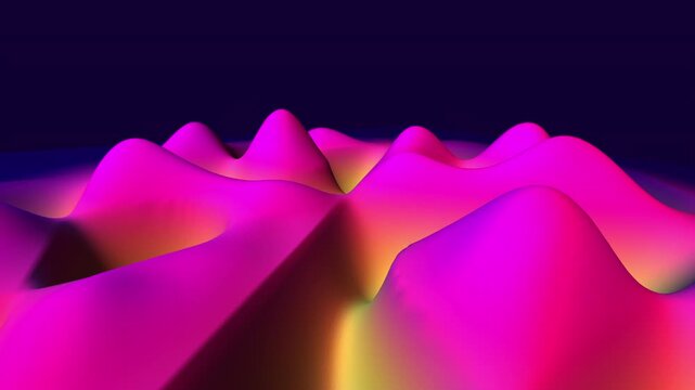 4K seamless loop of a geometric cymatic fluid simulation. Computed interference patterns create intricate, high-viscosity procedural deformations. Ideal for tech visualization and event backgrounds.