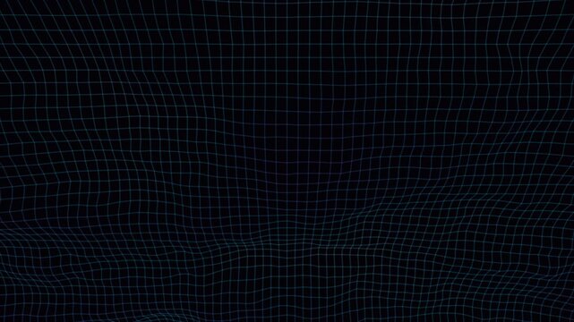 Dense topological wireframe landscape of 25K glowing segments. Neon magenta to quantum white gradients. Mathematically perfect seamless loop. 4K procedural 3D motion graphics background.