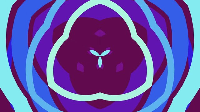 Abstract Heart Shapes with Purple Background.