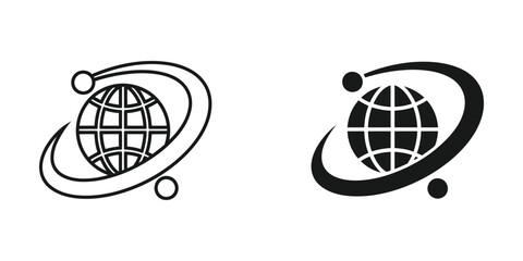 Global Network Orbiting Connection Technology © 3D