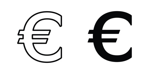 Obraz premium Euro Symbol Currency Finance Abstract Art