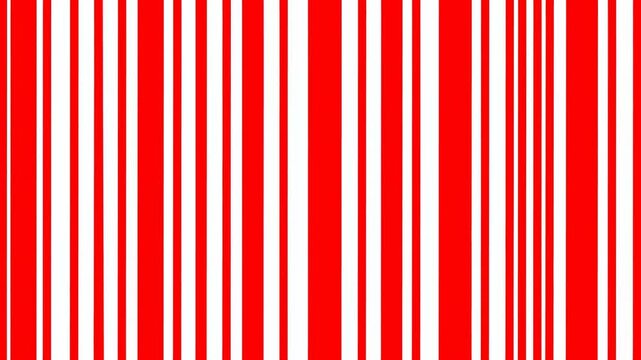 High Contrast Barcode Pattern For Products. Minimalist Black And White Barcode Graphic For Packaging