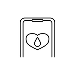 献血アプリをモチーフにしたアイコン