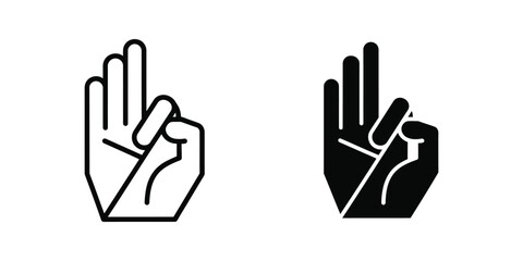 Obraz premium Hand Gesture Symbol Business Success