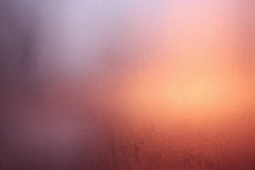 Fototapeta premium Frosted acrylic sheet with a soft orange glow behind it, trendy digital background