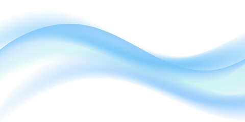 Obraz premium Abstract Blue Line Wave Background with Futuristic Digital Flow