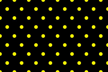 Black background with bright yellow dot pattern
