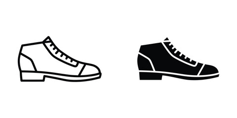 Boot Icon Footwear Symbol Vector Graphics