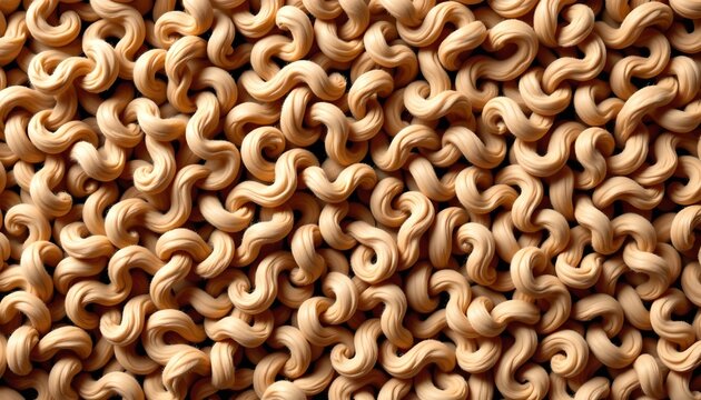 A close up view of a textured fabric with curved patterns that resemble stitched or embossed waves or perhaps pebbles.