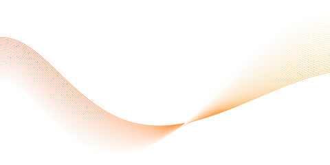 Abstract orange or yellow wave design on white background, Vector abstract background with dynamic orange waves, Orange waves with lines. Curved wavy line, smooth stripe.,  © YUNUS