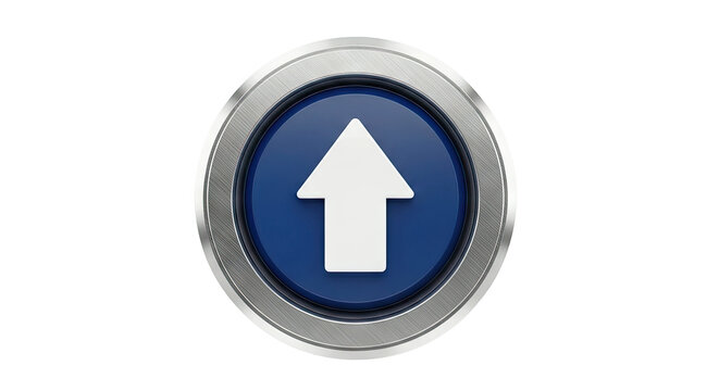 Elevator Button with Up Arrow