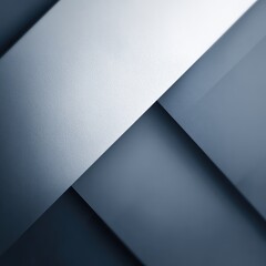 Abstract geometric corporate background in blue and gray tones, minimal composition