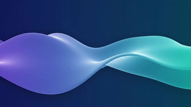 Blue Wavy Lines Motion Graphics.