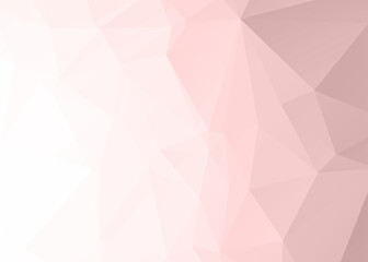 Obraz premium Soft Pink Geometric Gradient polygonal abstract Background