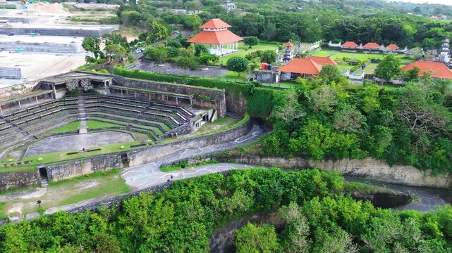 Aerial View of Gunung Payung Amphitheater in Bali, Indonesia