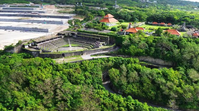 Aerial View of Gunung Payung Amphitheater in Bali, Indonesia