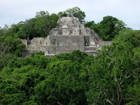 Hauptpyramide von Calakmul